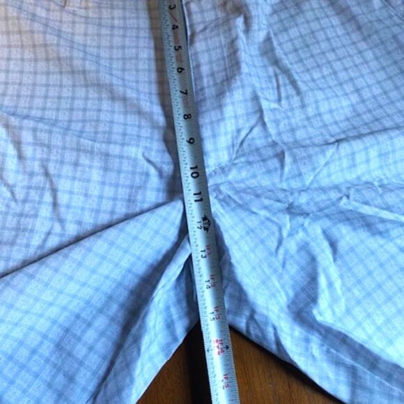 Jack Nicklaus Shorts Men’s 38 Golf White Gray Grid Flat Front Plaid Causal golf - Picture 6 of 8